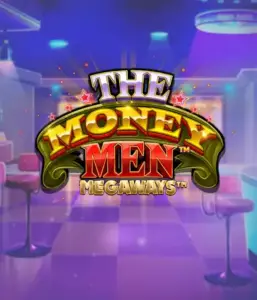 Immerse yourself the dynamic world of The Money Men Megaways game by Pragmatic Play, highlighting a vibrant logo with sparkling stars on a lavish casino backdrop. This graphic portrays the glamour and excitement of high-stakes gambling with its stunning ambiance and design. Perfect for slot game lovers seeking Vegas-style excitement. 