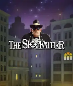 Step into the shadowy realm of The Slotfather slot by Betsoft, highlighting a commanding mafia boss standing against a mysterious cityscape. This graphic evokes the dramatic atmosphere of the organized crime, with the boss clad in a sharp black suit and hat. Perfect for fans of crime-themed slots, delivering a thrilling adventure. 