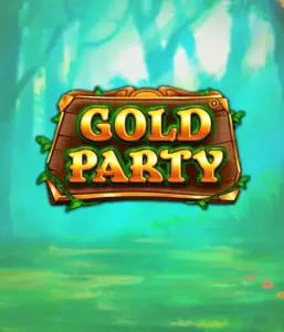 Enter the fairy-tale forest of Gold Party slot by Pragmatic Play, featuring a charming wooden sign engraved with golden letters. The backdrop of misty green forest adding a mystical touch to the overall ambiance. Great for players who love nature-themed slots, providing a whimsical adventure. 